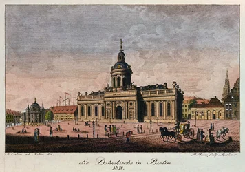 A berlini székesegyház (színes rézkarc)